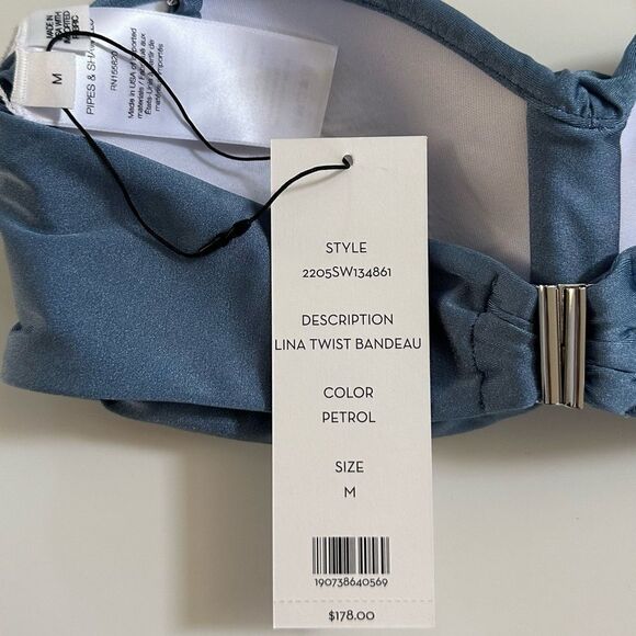 Veronica Beard Lina Twist Bandeau Top - Picture 5 of 5